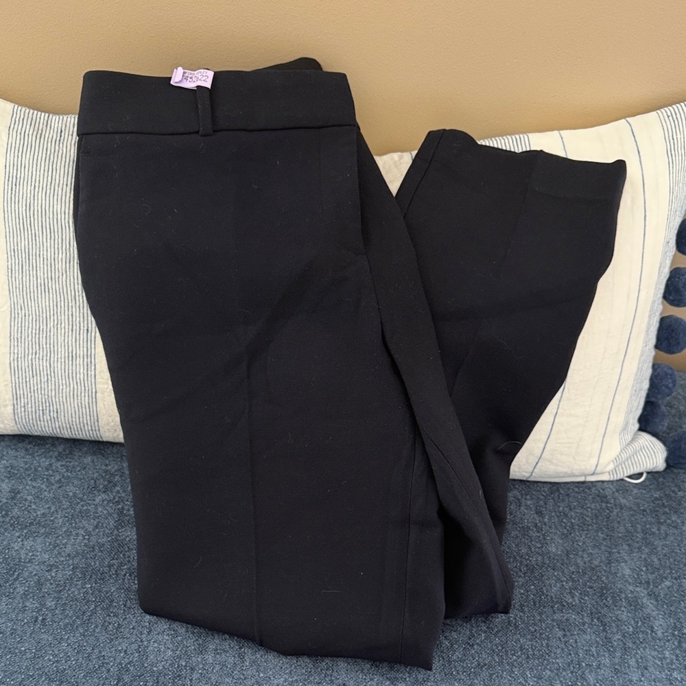 Ann Taylor Devin Fit Navy Trousers size 10